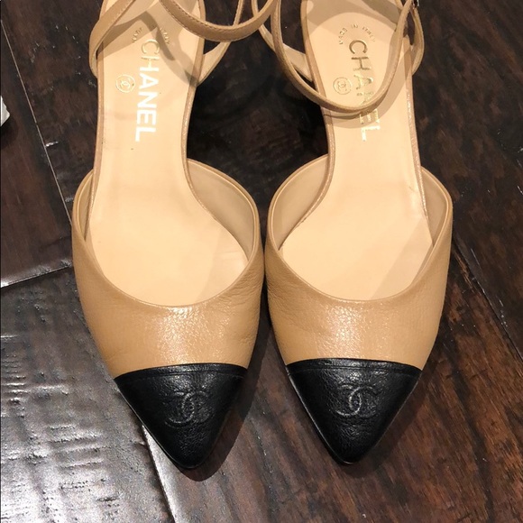 CHANEL Shoes - Chanel two tone shoe worn twice